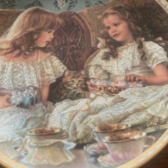 8" Collectors Plate #814A "Best Friends" By Sandra Kuck 1993 - Picture 7 of 10